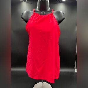 New Shade and Shore swim tankini top  size M. Halter neck pinkish color‎